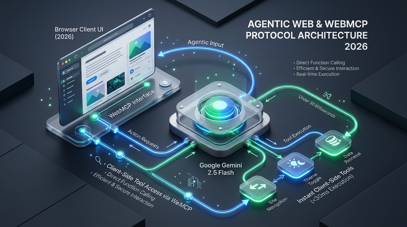 Agentic Web and WebMCP Protocol Architecture at Google I/O 2026