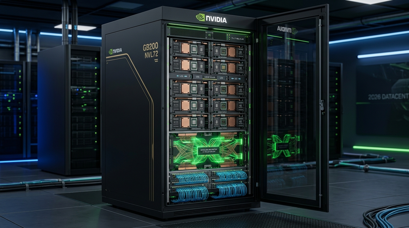 NVIDIA Blackwell GB200 NVL72 Rack-Scale Architecture